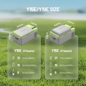 <span class=keywords><strong>Alpicool</strong></span> Y19E Nevera Portátil para Auto de 19.8L y 12 Voltios, Refrigerador Mini con Compresor Recargable de Corriente Alterna/Continua para el Hogar y Camping - Product Image 2