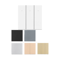 Interruptor de Pared Táctil Inteligente Tuya, Control por Aplicación Wi-Fi y Zigbee, No Requiere Condensador, Compatible con Alexa y Google Home, Panel de 1, 2 o 3 Botones