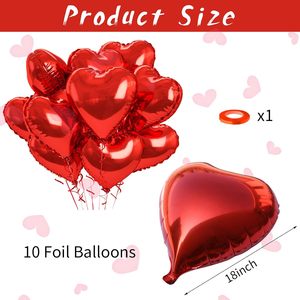 In the Trend 18 Inch Cream Caramel Coffee Vintage Love Foil Heart <b>Balloons</b> for Birthday Valentine's Day Party <b>Decorations</b> - Product Image 2