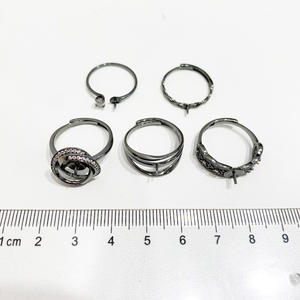 Anneau vide en argent S925 pour perles DIY, design papillon et nœud, pour femmes, modèle 10153 - Product Image 4