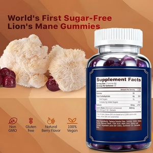 Gummies de champignons Lion's Mane à marque privée : Améliore la concentration, la créativité et soutient l'humeur - Product Image 2