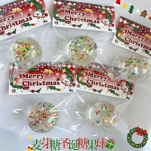 Jouet anti-stress en forme de cube de glace, best-seller transfrontalier de Noël, non collant, hautement transparent, cube de maltose effet glace - Product Image 2