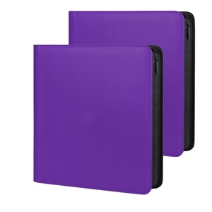 Porte-cartes personnalisé en gros Alibaba Chine, 9 pochettes, pour cartes à collectionner, photocartes et cartes d'identité, mignon, rose et bleu, classeur de cartes - Product Image 3