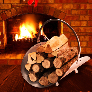 Accesorios Modernos para Fogatas de Hierro y Metal, Herramientas para Chimenea, Soporte para Leños, Almacenamiento de Leña - Product Image 2