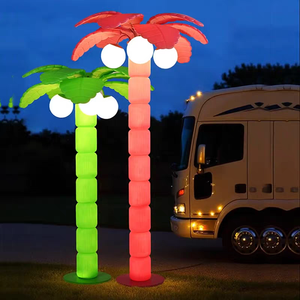 Đèn Cây Dừa Phát Sáng Ngoài Trời-Đèn trang trí nhà hàng khách sạn sân vườn biệt thự chạy bằng năng lượng mặt trời - Product Image 4