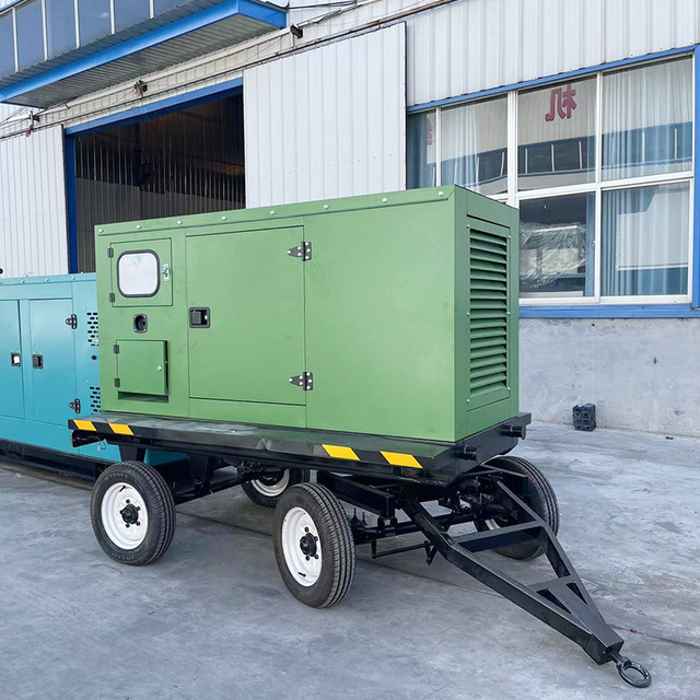 Robust 125/100 KVA/KW Standby Diesel Welder Generator Auto Start ATS Remote 50Hz Trailer Generator for Workshop Construction Use