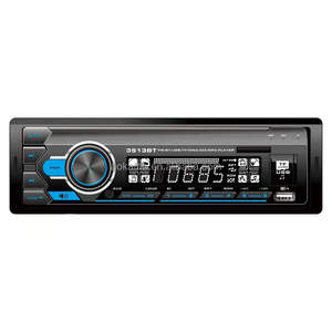 Reproductor MP3 para <span class=keywords><strong>coche</strong></span> 1DIN, autorradio estéreo en el tablero, transmisor FM, receptor auxiliar SD, USB, MMC, WMA, compatible <span class=keywords><strong>con</strong></span> reproductores MP4 para <span class=keywords><strong>coche</strong></span>, Control remoto - Product Image 3