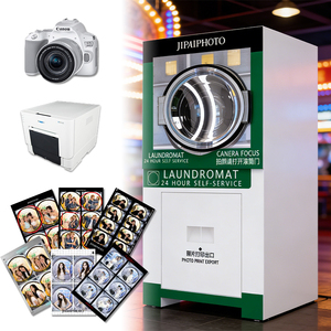 Cabina de <span class=keywords><strong>Fotos</strong></span> Automática JIPAI con Forma de Tambor de Lavandería, Estilo Coreano, Impresión Automática <span class=keywords><strong>24H</strong></span>, para Centros Comerciales y Lavanderías - Product Image 1