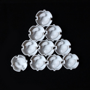 <span class=keywords><strong>Protector</strong></span> eléctrico de seguridad para niños y bebés, tapa de enchufe de color blanco y europeo, transparente - Product Image 4