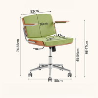 Chaises et tables de salle à manger modernes en métal et cuir avec hauteur réglable - Meubles de haute qualité pour la maison, le bureau et le salon