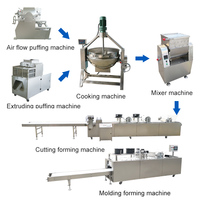 Barre automatique de petit déjeuner et de céréales/barre d'énergie de protéine de granola d'arachide/ligne de production de machine de gâteau de riz