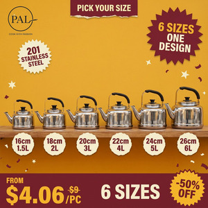 Large Stainless Steel Tea <strong>Kettle</strong> 1.5L 2L 3L 4L 5L 6L Cool Grip Handle MAX Water Line Gas Stove Home Kitchen Family Party Use - Product Image 4