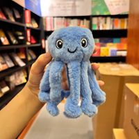 Uyeah OEM/ODM EN71/CPC/CE Peluche Mignonne et Douce en Forme d'Animal Marin (Poulpe, Poisson) – Jouet en Peluche Personnalisé, Doux et Moelleux, Porte-clés, Cadeau pour Enfant