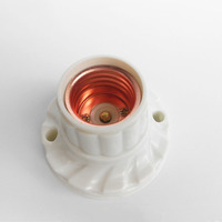 Support de lampe à vis e27 de 70mm de large, support de lampe cylindrique, lampe plate e27 ignifuge