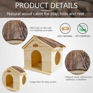 Cage à Mâcher Naturelle pour Petit Animal, Jouet pour Cochon d'Inde, Chinchilla, Rat, Souris, Gerbille, Hérisson - Product Image 3