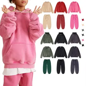 Çin toptan iyi fiyat yüksek kalite çocuklar hoodie boş kazak unisex çocuklar hoodies
