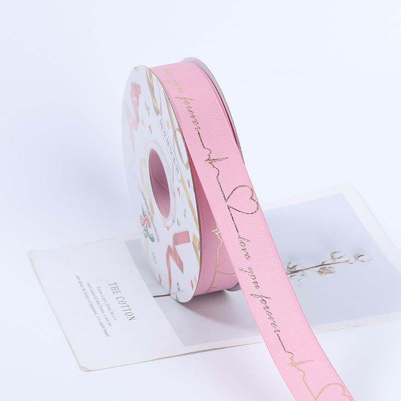 [Almidón de raíz de loto] corazón bronceado 2,5 cm * 36 yarda