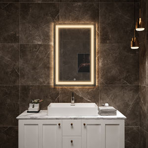 Función de memoria de espejo de baño LED inteligente IP44 Diseño moderno gráfico de iluminación iluminado para baños de Villa de apartamento - Product Image 1