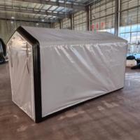 Tente de garage gonflable pour moto, abri de stockage extérieur, tente de stationnement, poste de travail pour une utilisation toute saison