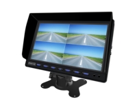 Monitor de Seguridad para Automóvil de 10 Pulgadas con Pantalla IPS de Vista Cuádruple y Pantalla Dividida de 4 Canales para Camiones de Trabajo Pesado, Sistema de Cámara de Reversa
