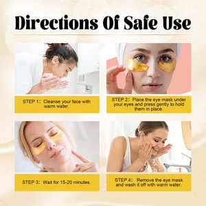 Maschera per gli occhi Hoygi retinolo, collagene idratante riparazione Aloe Vera idratante e rassodante maschera per gli occhi - Product Image 6