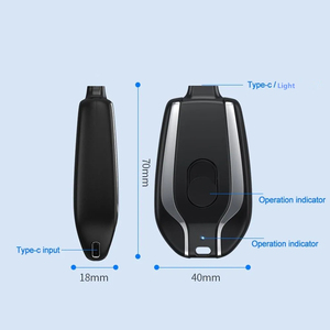 <span class=keywords><strong>Cargador</strong></span> Portátil de Emergencia para Teléfono Móvil, Mini <span class=keywords><strong>Power</strong></span> <span class=keywords><strong>Bank</strong></span> de Bolsillo con Llavero para iPhone y Android - Product Image 6