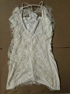 STOCK 두 가지 색상 홀터넥 술 여성 원피스 비치 미니 원피스 커버 업 - Product Image 4