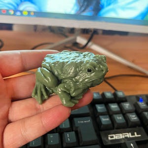 Mainan Squishy kodok seperti hidup-lucu lelucon lelucon & penghilang stres gelisah untuk anak-anak remaja dewasa-katak realistis desain licin - Product Image 5