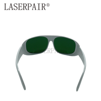 Lunettes de sécurité laser à fibre industrielle 800-1100 nm OD7+ haute puissance pour soudeuse laser portative