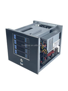 Vente chaude 4 Position de disque <span class=keywords><strong>NAS</strong></span> Enterprise Network Storage Server <span class=keywords><strong>DIY</strong></span> Black Qunhui Chassis Flex Power ITX - Product Image 2