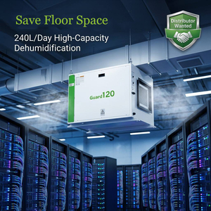 Déshumidificateur de plafond Preair 380V 240L/J pour la gestion de l'humidité CVC dans les centres de données IA, salles de serveurs et ateliers électriques - Product Image 1