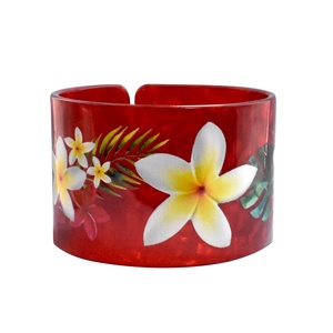 High Quality Fashion Island Bangles <strong>Acrylic</strong> Shell Bracelet <strong>Jewelry</strong> for Women - Product Image 5