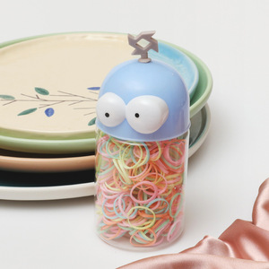 <span class=keywords><strong>Accessori</strong></span> per capelli monouso ad alta elasticità per capelli eleganti in gomma Color colore per ragazze e bambini per feste in scatola - Product Image 4