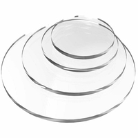 Disque acrylique rond personnalisé vierge, transparent ou coloré, en Perspex, Plexiglas, Lucite