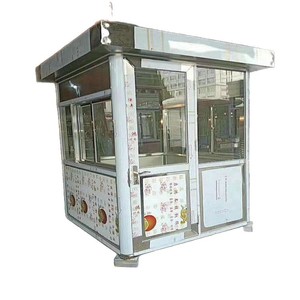 Porte battante manuelle en acier inoxydable pour poste de garde, design industriel, durable, installation facile, revêtement poudré, garantie 2 ans - Product Image 5