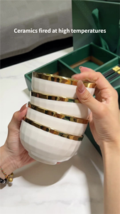 Set di Stoviglie in Ceramica di Lusso per Hotel e Ristoranti, Piatto Verde Phnom Penh Riutilizzabile e Ciotola per Zuppa - Product Image 3