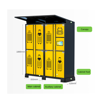 Casiers à bagages extérieurs connectés en IoT, casiers de rangement intelligents à code numérique automatique