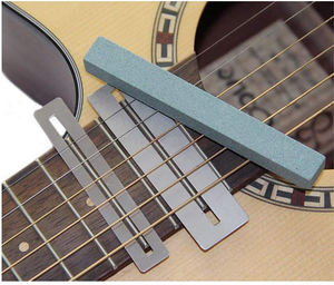 Kit de 6 Herramientas para <span class=keywords><strong>Luthier</strong></span> de Guitarra con Lima para Corostrar Trastes, Corostrador de Trastes de Acero Inoxidable y Protectores de Diapasón - Product Image 2