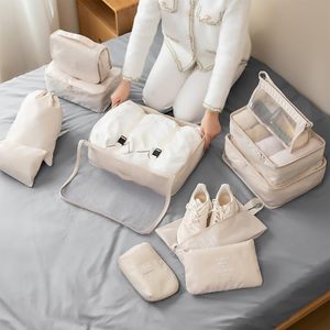 Ensemble de 8 cubes de rangement pour bagages de voyage, prix de gros, ensemble de cubes de rangement pour voyage - Product Image 4