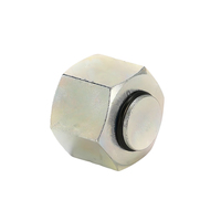 Adaptateur de raccords hydrauliques en acier au carbone, filetage femelle, embout hydraulique ORFS, joint plat, pivot rotatif, bouchon de tuyau hydraulique ORFS