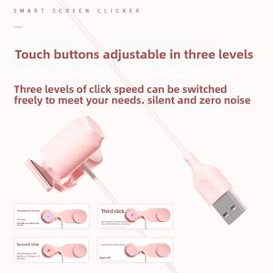 Clics <span class=keywords><strong>TikTok</strong></span> pour augmenter les abonnés, plateforme de diffusion en direct, clics d'ancrage, cœur rouge, clics automatiques pour écran de bureau, modèle T2 - Product Image 5