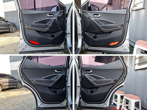 2018 SILVER SantaFe The <b>Prime</b> Auto Diesel Silver No Accident Family SUV Electric Trunk Heated Seats Endurable Diesel Korean Car - Product Image 5