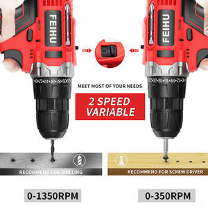 21Vコードレスドリルバッテリーコードレスドライバー電動工具スクリュードライバー機械を作る電気 - Product Image 4