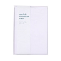 Carte de vœux personnalisée en kraft ivoire 240g, conception OEM ODM, carte pliée avec enveloppe, vente en gros
