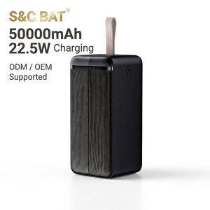 แบตเตอรี่สำรองพก<span class=keywords><strong>พา</strong></span>ความจุสูง 50000mAh ชาร์จเร็<span class=keywords><strong>ว</strong></span> 22.5W ชนิด Type-C Li-Polymer  <span class=keywords><strong>ว</strong></span>ัสดุพลาสติก ABS - Product Image 1