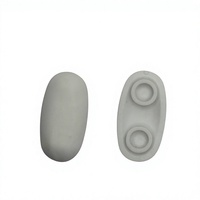 Coussin de siège de toilette en silicone, joint amortissant, tapis antidérapant, accessoire de couvercle de toilette, pièces de rechange pour réparation de salle de bain