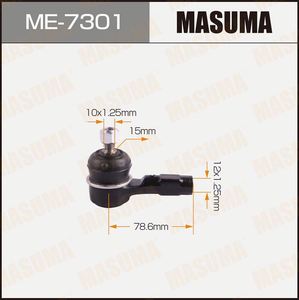 Rótula de dirección automotriz MASUMA ME-7301 para repuestos <span class=keywords><strong>AUDI</strong></span> - Product Image 2