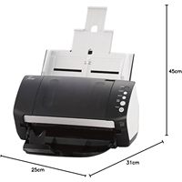 Scanner per Documenti Fujitsu Fi-7140, Profondità Colore 24 Bit, Tecnologia CIS, per Uso Ufficio