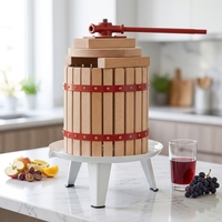 Hoge Kwaliteit XH Model 001 12L Houten Spiralenkern Multifunctionele Sapcentrifuge Eenvoudige Bediening Commercieel Gebruik Buiten Fruitpers