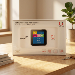 เราเตอร์ขนาดเล็ก VEMO E5783 Plus 4G LTE Wifi ความเร็วสูง 300mbps พร้อมช่องใส่ซิมการ์ด ปลดล็อคแล้ว รองรับ Captive <span class=keywords><strong>Portal</strong></span> - Product Image 1